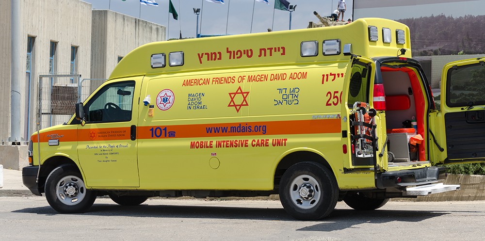 Машина скорой помощи, Сдерот, Израиль