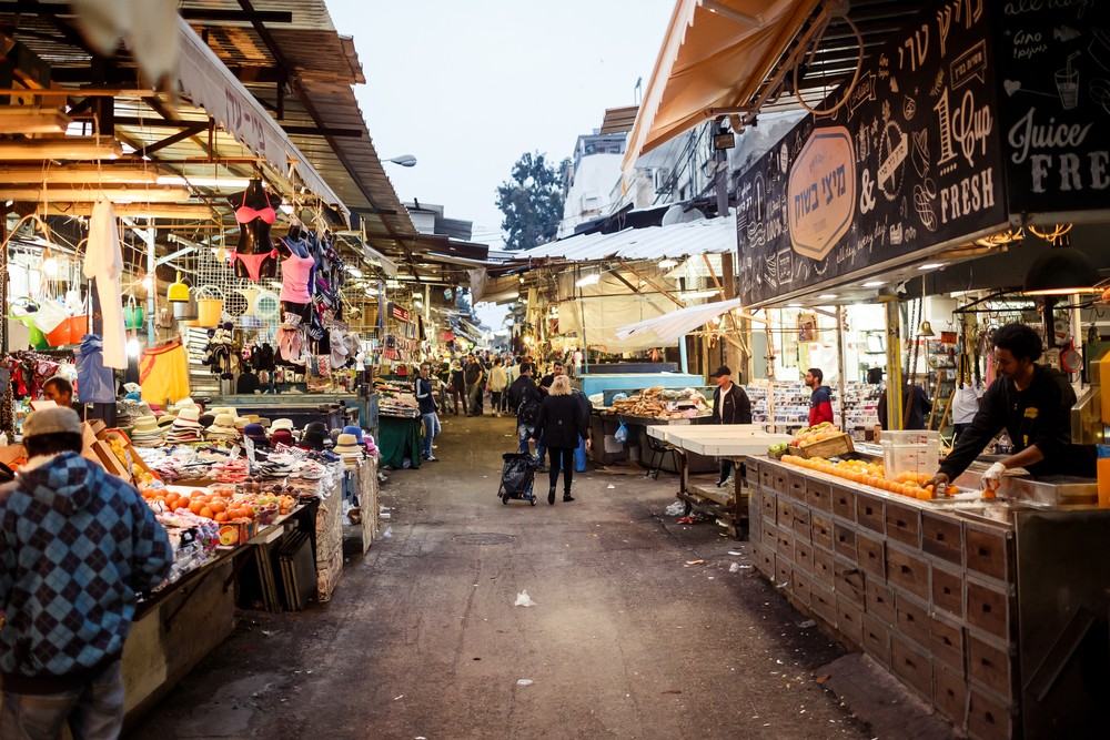 Рынок Шук Кармель в Тель-Авиве