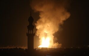 взрыв в Израиле после обстрела ХАМАС